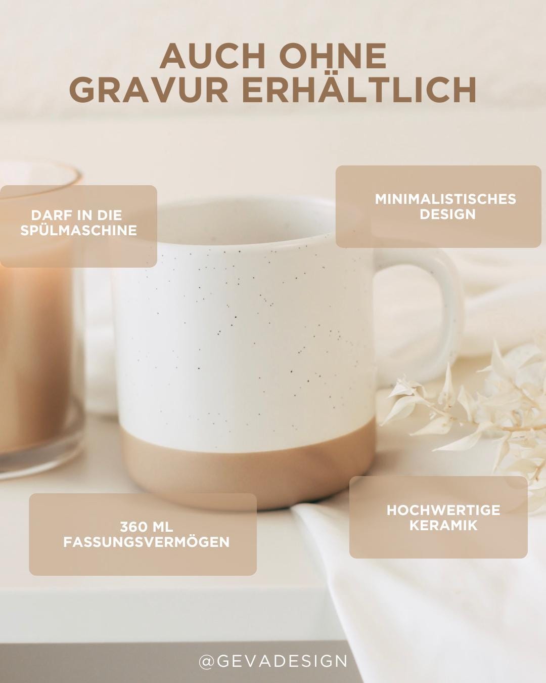 Tasse Papa, Graviert mit Kindernamen & Herz – Keramik – Vatertagsgeschenk – Personalisiert, Geschenk von Kindern, Weihnachten, Bester Papa