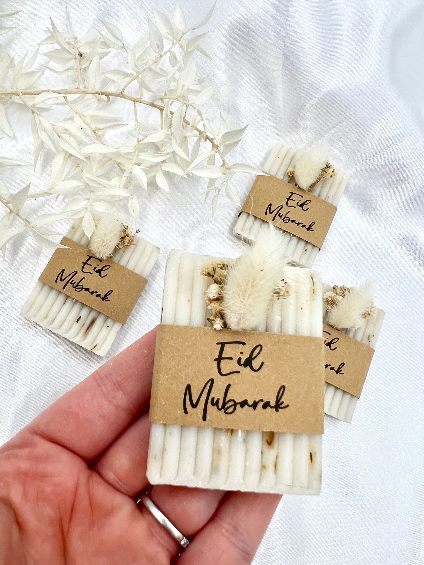 Gastgeschenk Eid Mubarak - Eid Geschenk - Bayram Geschenk - Lavendelseife mit Trockenblumen