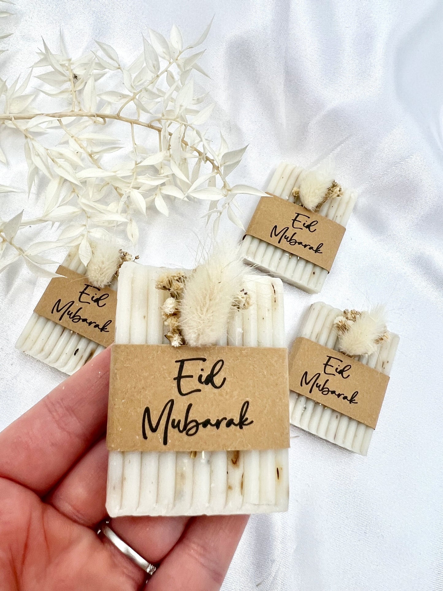 Gastgeschenk Eid Mubarak - Eid Geschenk - Bayram Geschenk - Lavendelseife mit Trockenblumen