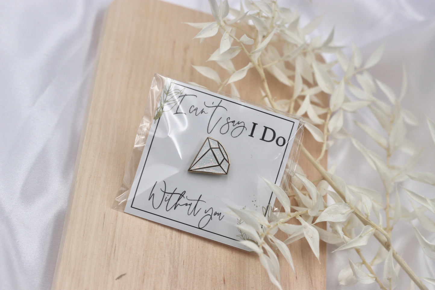 Trauzeugin Brautjunger Geschenk Button " I can't say I do without you" - Trauzeugin fragen Brautjungfer fragen JGA Deko Team Braut