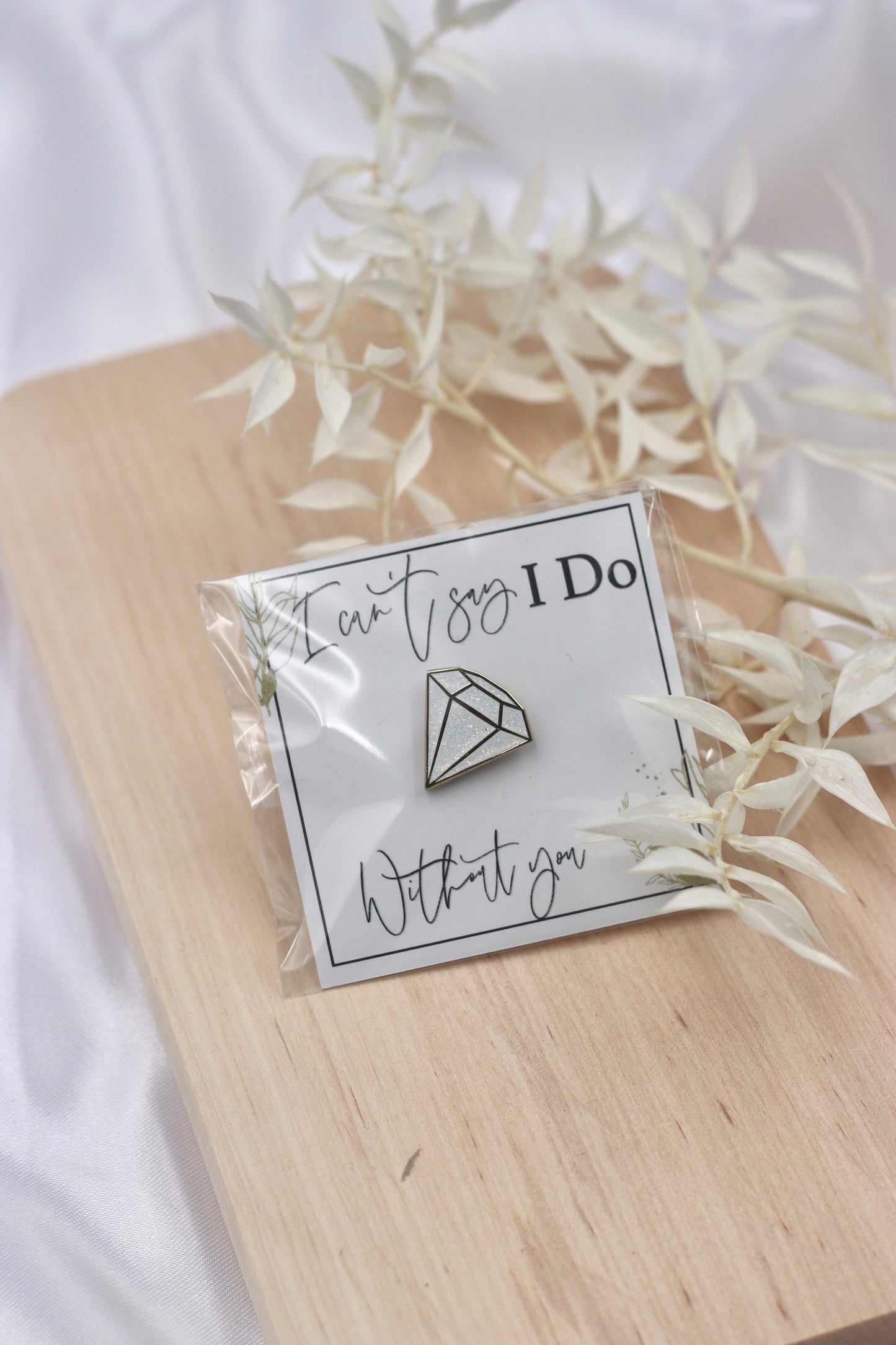 Trauzeugin Brautjunger Geschenk Button " I can't say I do without you" - Trauzeugin fragen Brautjungfer fragen JGA Deko Team Braut