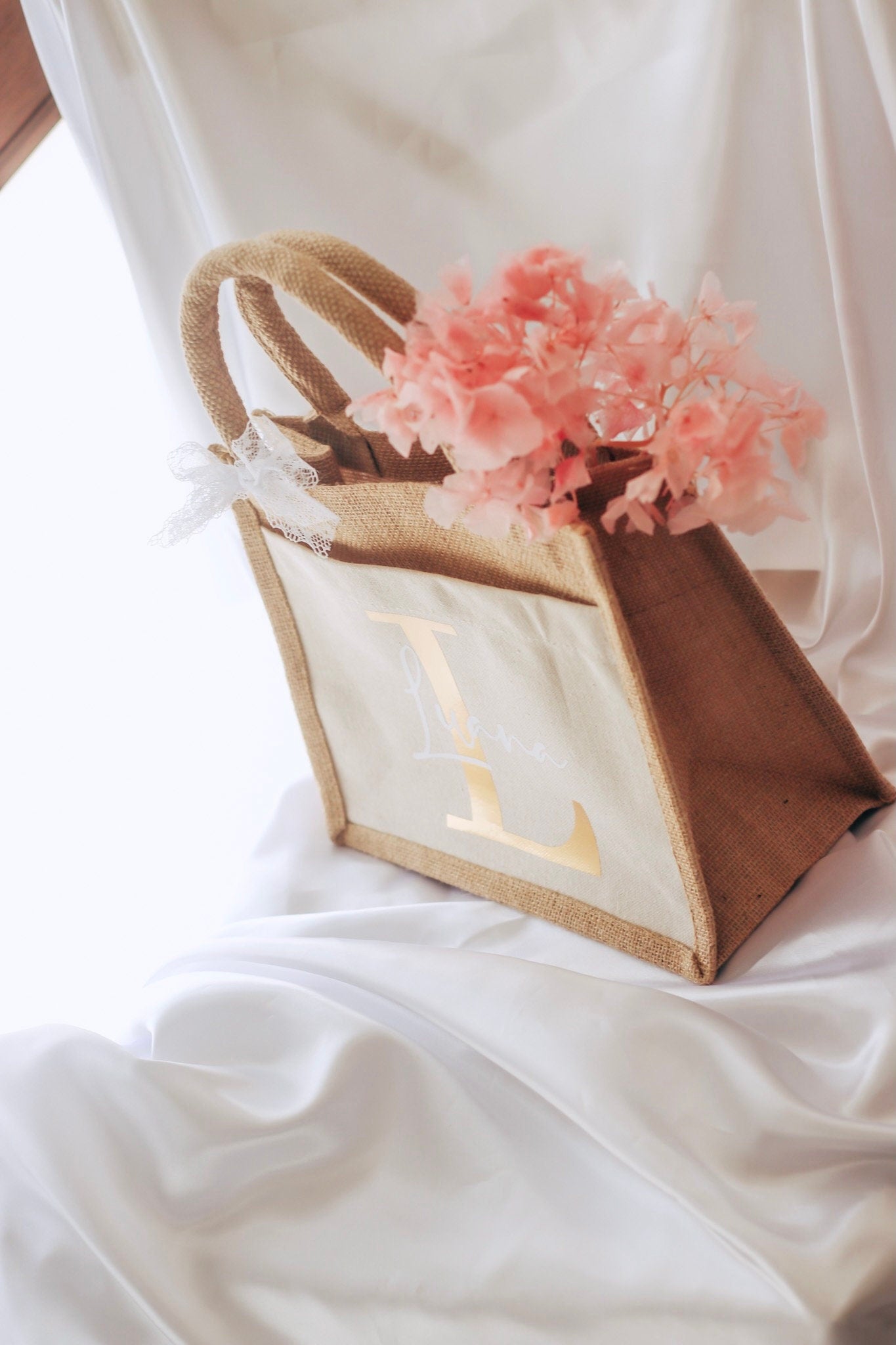 Personalisierte Jutetasche | Team Braut | Schwester | Mutter | Trauzeugin | Beste Freundin | JGA Deko | Brautjungfer