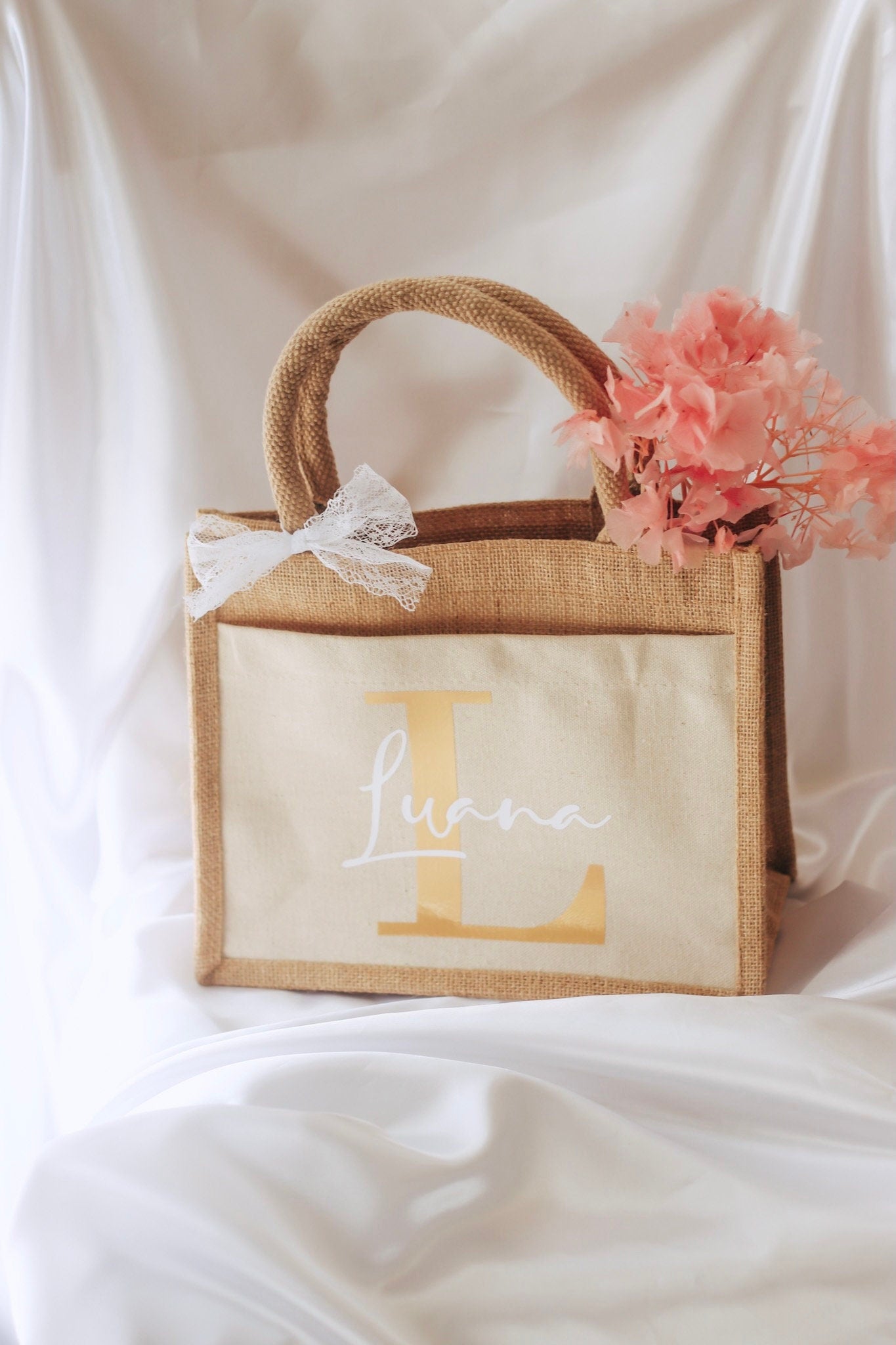 Personalisierte Jutetasche | Team Braut | Schwester | Mutter | Trauzeugin | Beste Freundin | JGA Deko | Brautjungfer