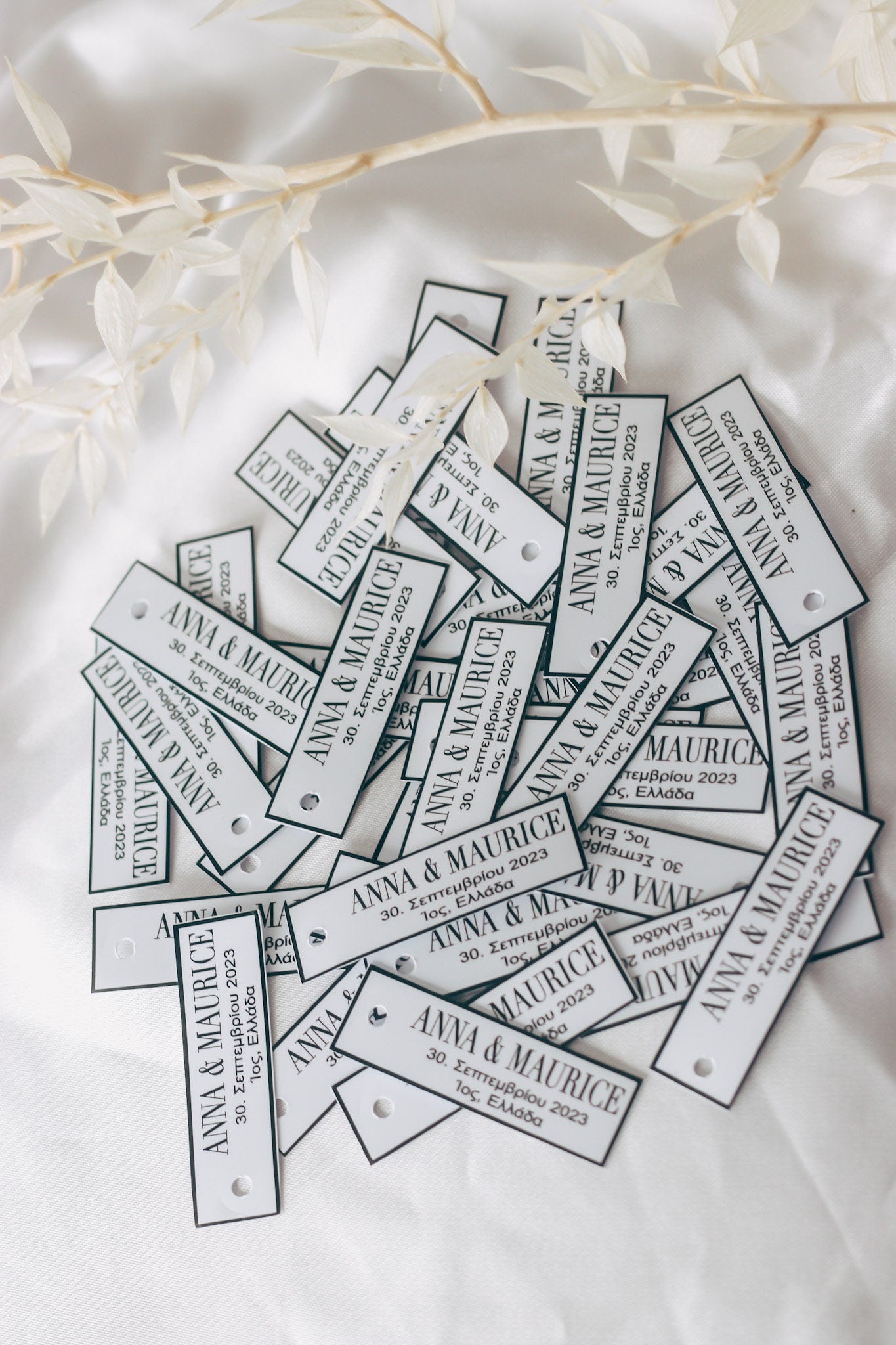 Personalisierte Etiketten für Gastgeschenke oder Einladungskarten, Hochzeit, Taufe, Geburtstag, Sözümüz Söz, Verlobung