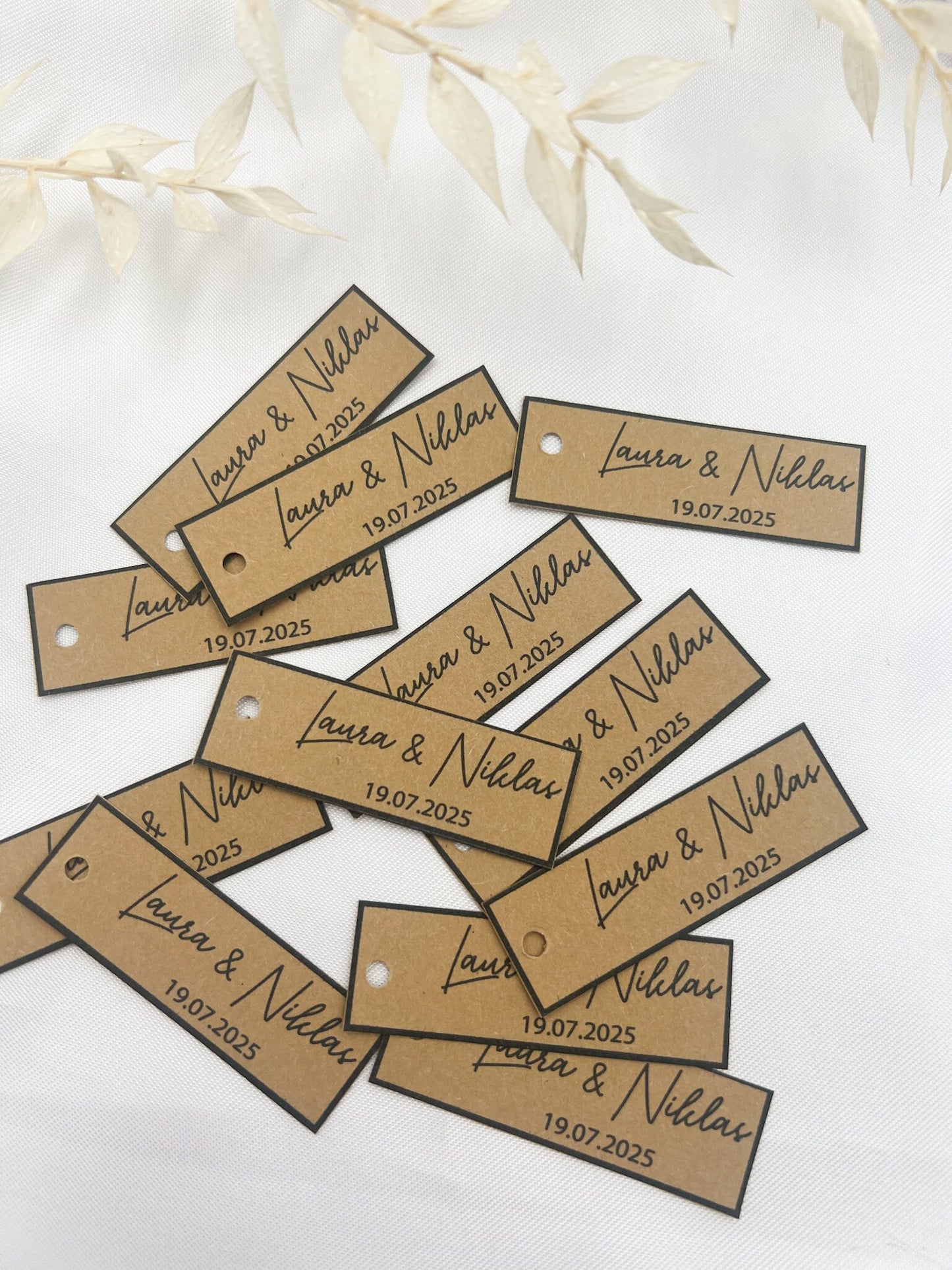 Personalisierte Etiketten für Gastgeschenke, Hochzeit, Taufe, Geburtstag, Sözümüz Söz, Verlobung