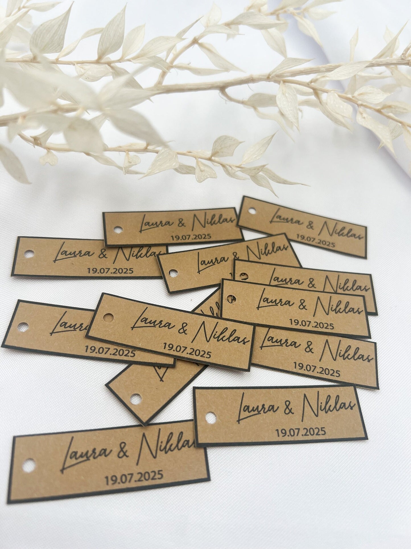 Personalisierte Etiketten für Gastgeschenke, Hochzeit, Taufe, Geburtstag, Sözümüz Söz, Verlobung