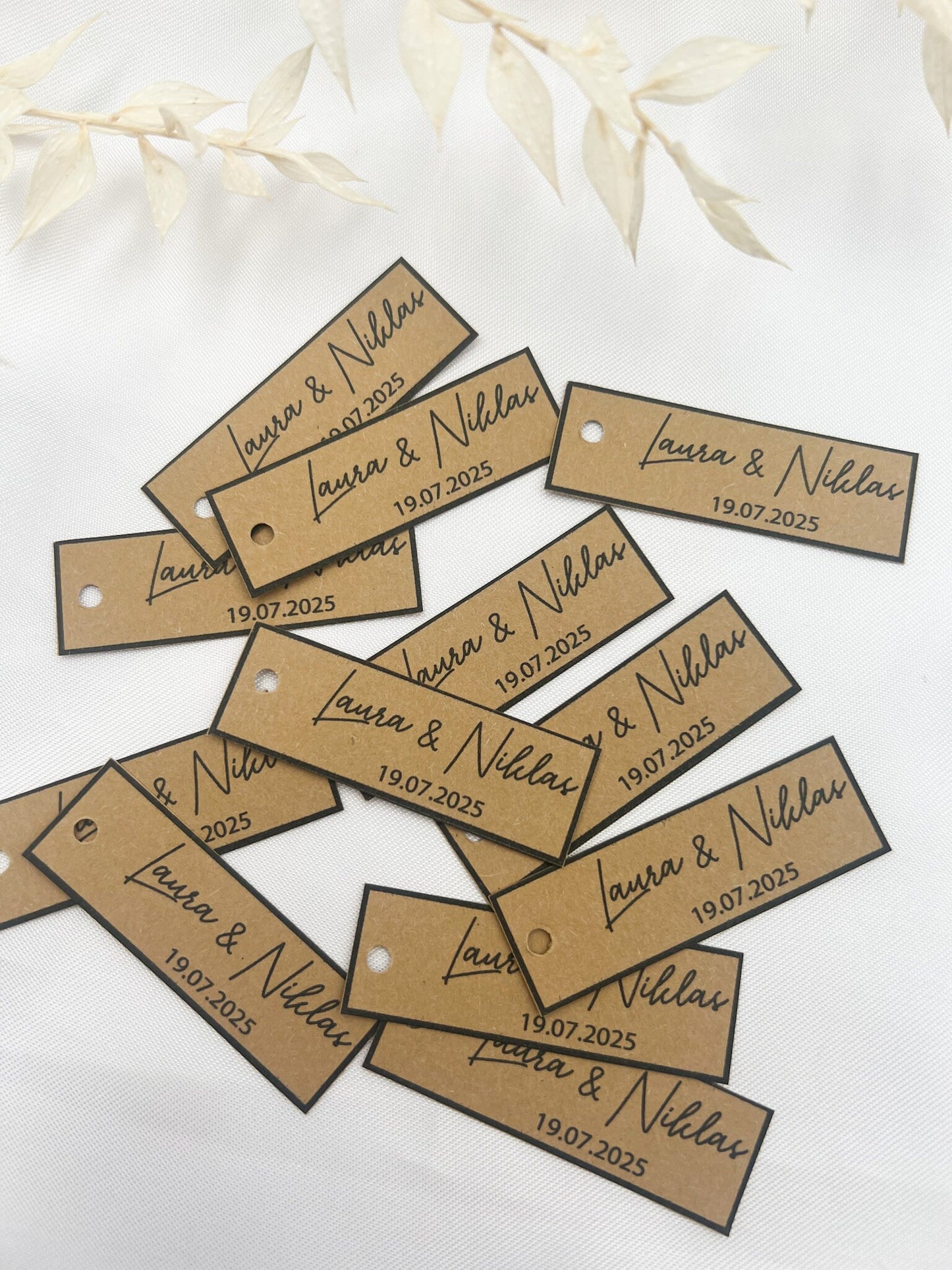 Personalisierte Etiketten für Gastgeschenke, Hochzeit, Taufe, Geburtstag, Sözümüz Söz, Verlobung
