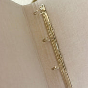 Stammbuch A4 mit Leinen cover und weißer Schrift