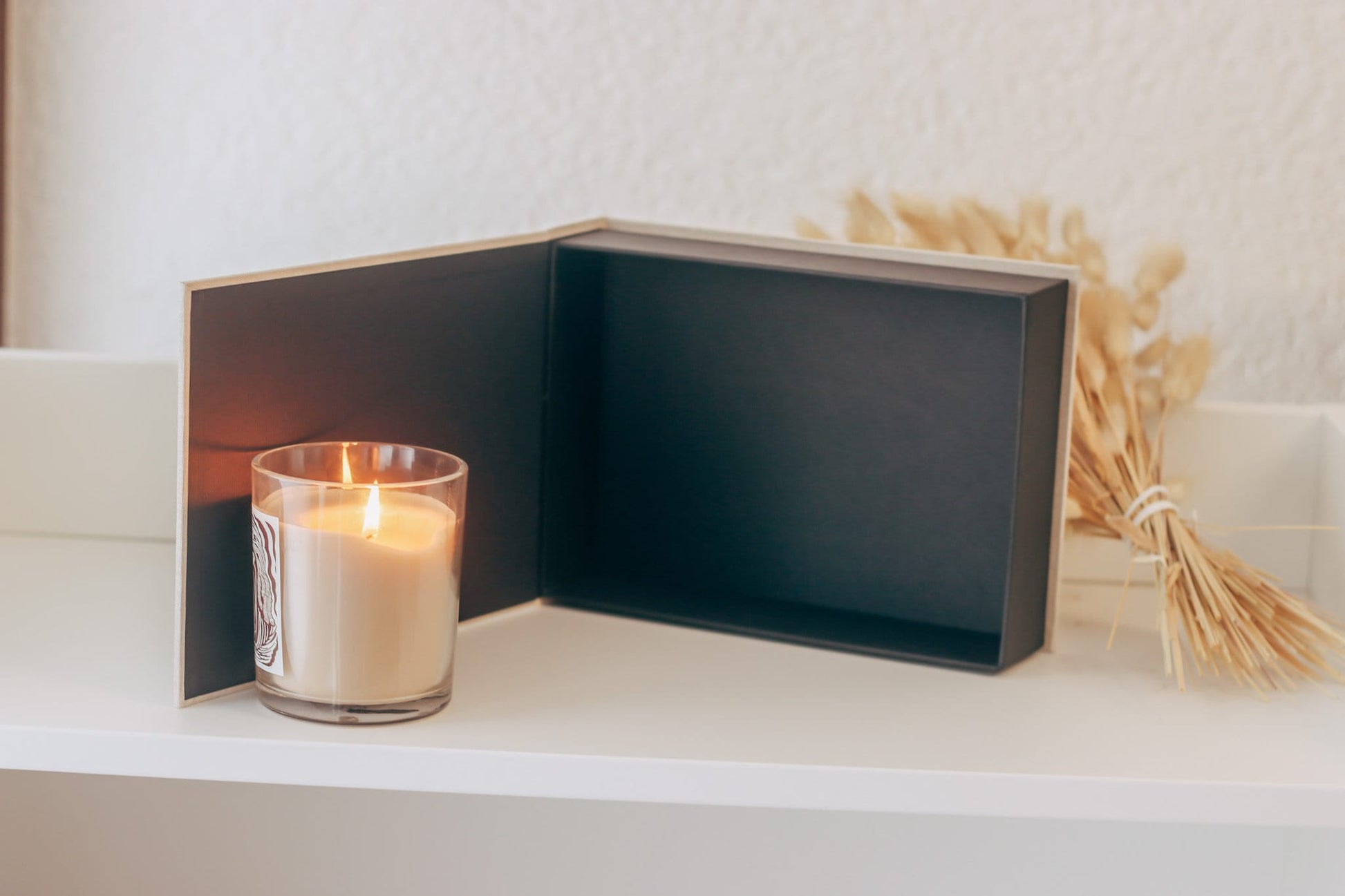 Personalisierte Geschenkbox mit Leinencover zur Kommunion oder Taufe // Geldgeschenk, Jugendweihe, Kleinigkeit, Fotobox / Erinnerungsbox