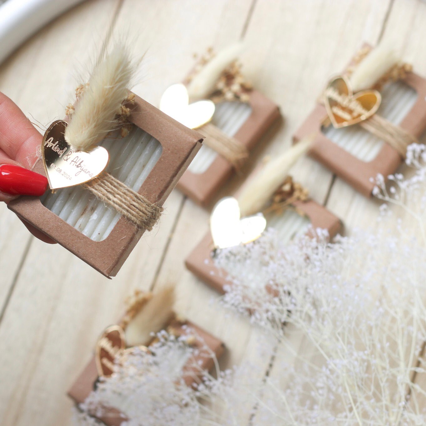 Gastgeschenk Lavendelseife - personalisiert mit Namen - Hochzeit Gastgeschenk -