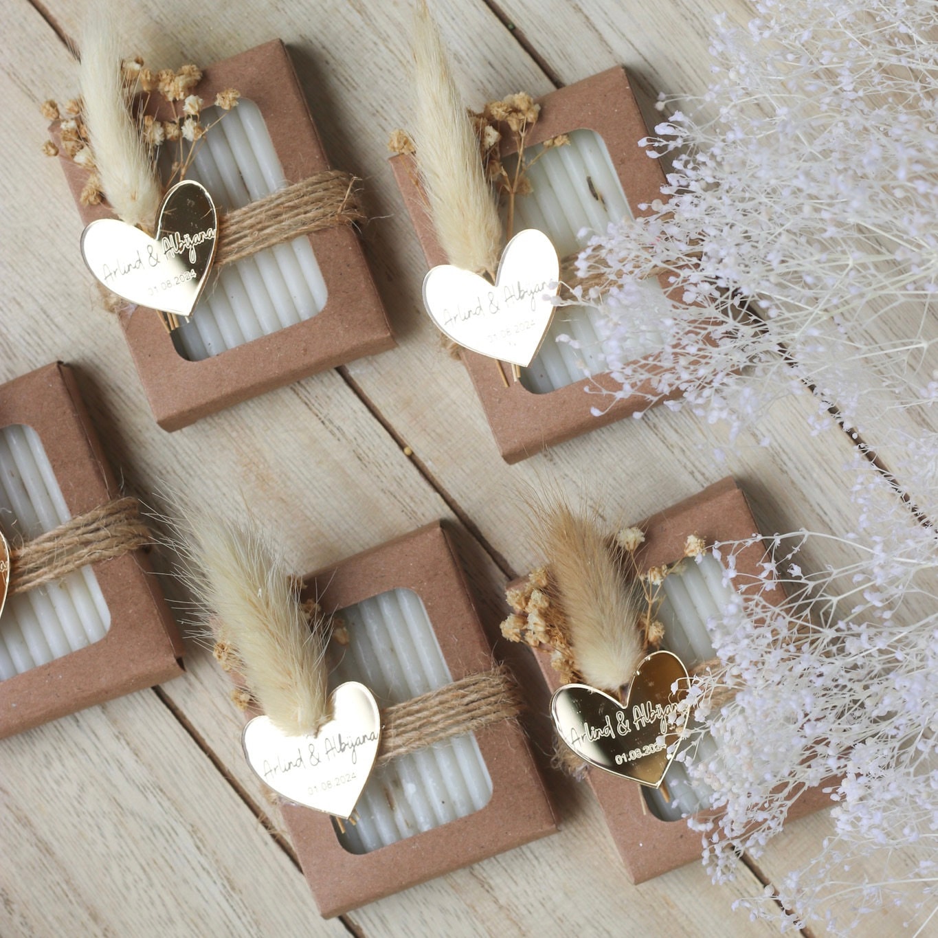 Gastgeschenk Lavendelseife - personalisiert mit Namen - Hochzeit Gastgeschenk -