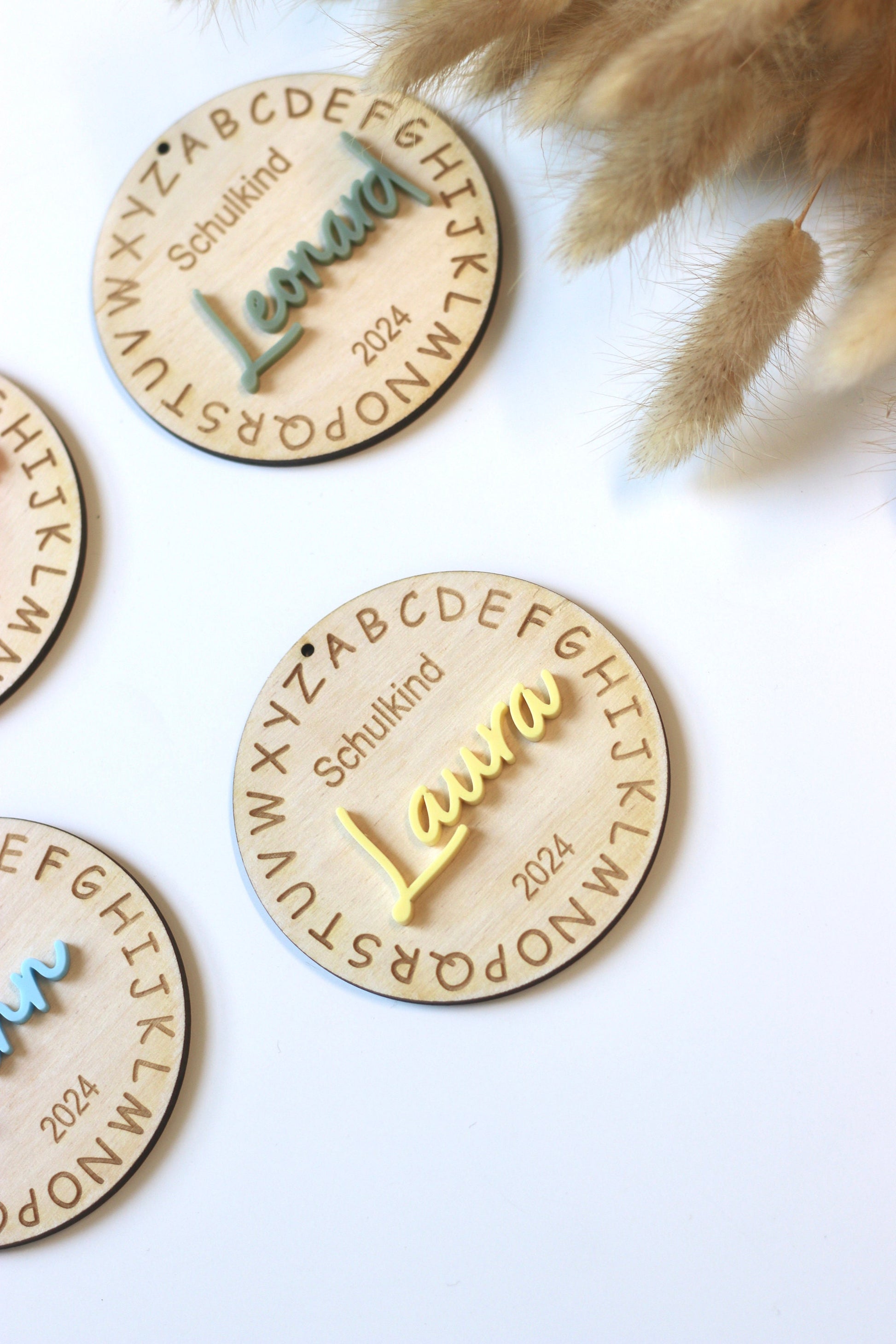Schultüten Anhänger, Schulanfang, Einschulungsgeschenk, Personalisiert mit Namen, 1 Klasse, Kindergartenabschied, Schulkind 2024,