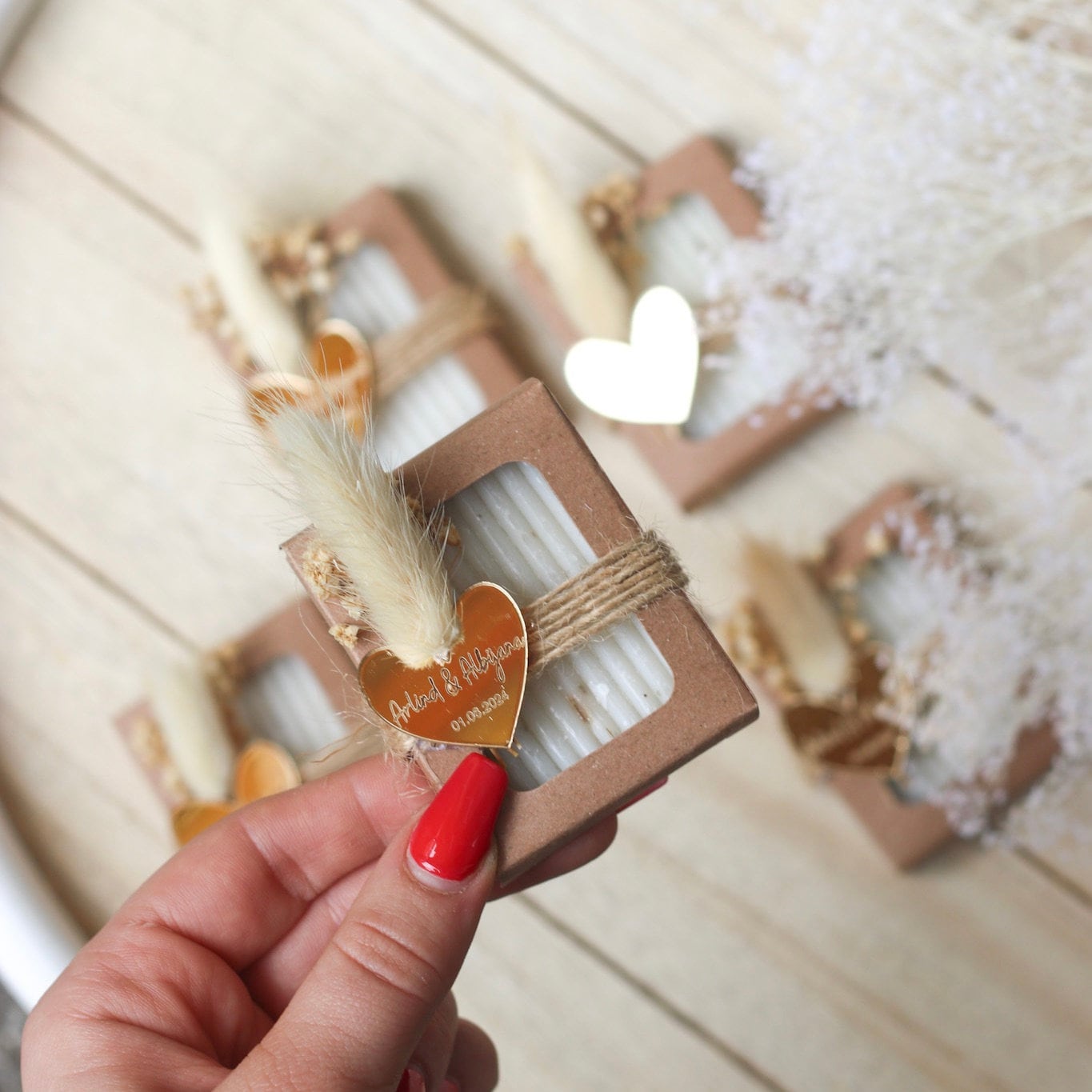 Gastgeschenk Lavendelseife - personalisiert mit Namen - Hochzeit Gastgeschenk -