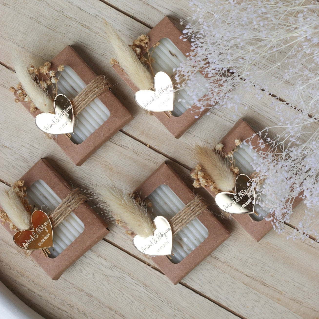 Gastgeschenk Lavendelseife - personalisiert mit Namen - Hochzeit Gastgeschenk -