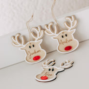 Christbaum Anhänger - Weihnachtsbaumdeko - Dekoration Weihnachten - Personalisierte Holzanhänger - Ornamente - Mitarbeiter Geschenk