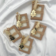 Gastgeschenk Weihnachten - Weihnachtsseife - Gravierter Acryl Baum in Gold - Migebsel, Gedeckter Tisch, Tischdeko, Mitarbeiter Geschenk