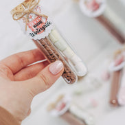 Gastgeschenk Weihnachten - Warme Wintergrüße Kakao & Marshmallows - Mitarbeiter Geschenk, Wichtelgeschenk, Geschenk unter Kollegen