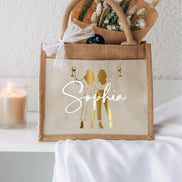 Trauzeugin Brautjungfer fragen - personalisiertes Geschenk - kleine Jutetasche - JGA - Beste Freundin