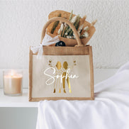 Trauzeugin Brautjungfer fragen - personalisiertes Geschenk - kleine Jutetasche - JGA - Beste Freundin