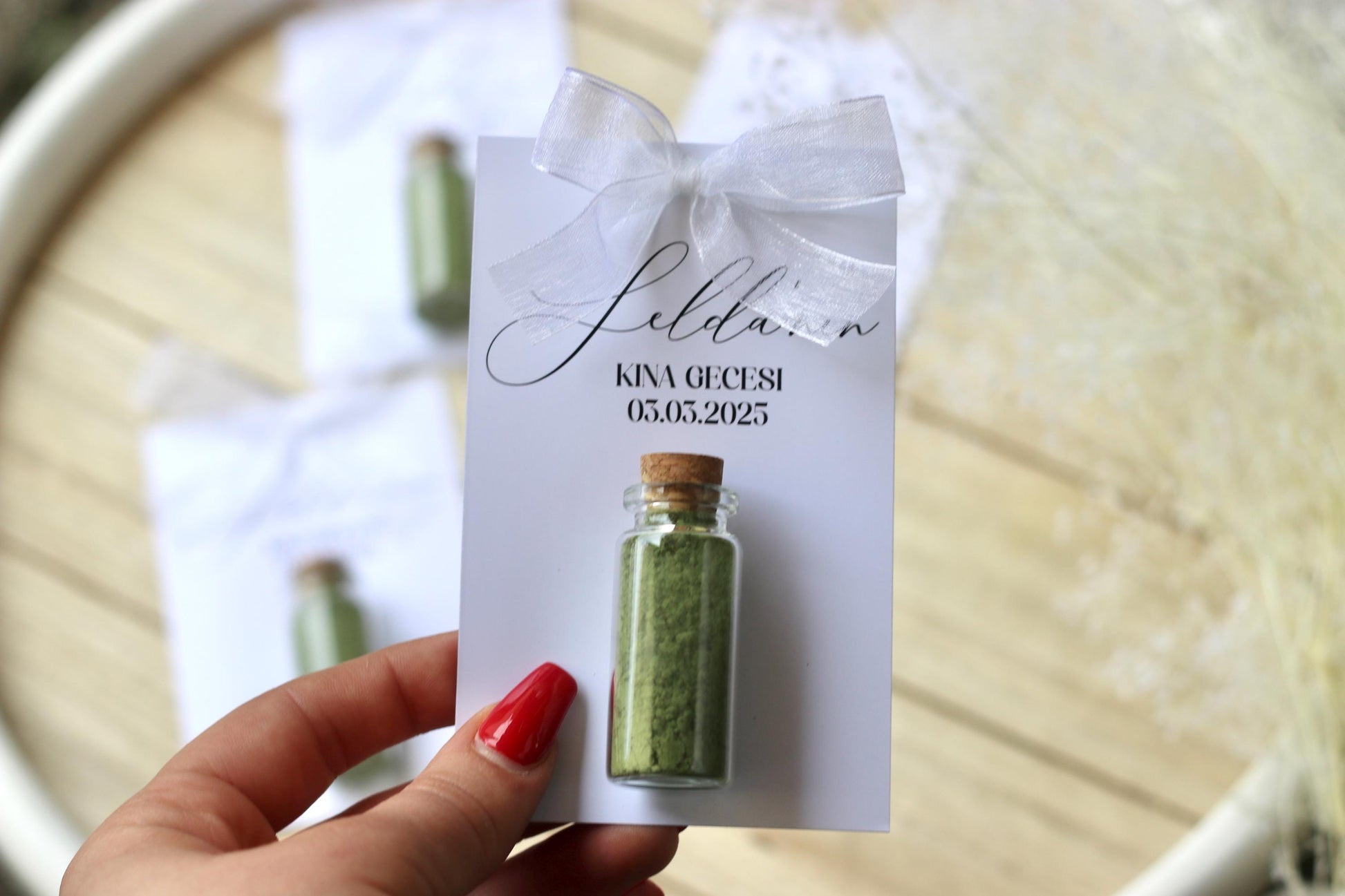 Henna Nacht Gastgeschenke, Kina Hatirasi, Kina Gecesi, Henna Flaschen,