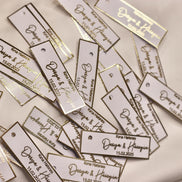 Kina Gecesi, Personalisierte Etiketten für Gastgeschenke mit metallic Veredelung in gold, Kina Hatirasi, Henna Nacht, Kanagjegj,