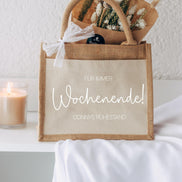 Rente Geschenk - Abschiedsgeschenk Kollegin - Team Geschenk - Ruhestand - personalisierte Tasche mit Namen