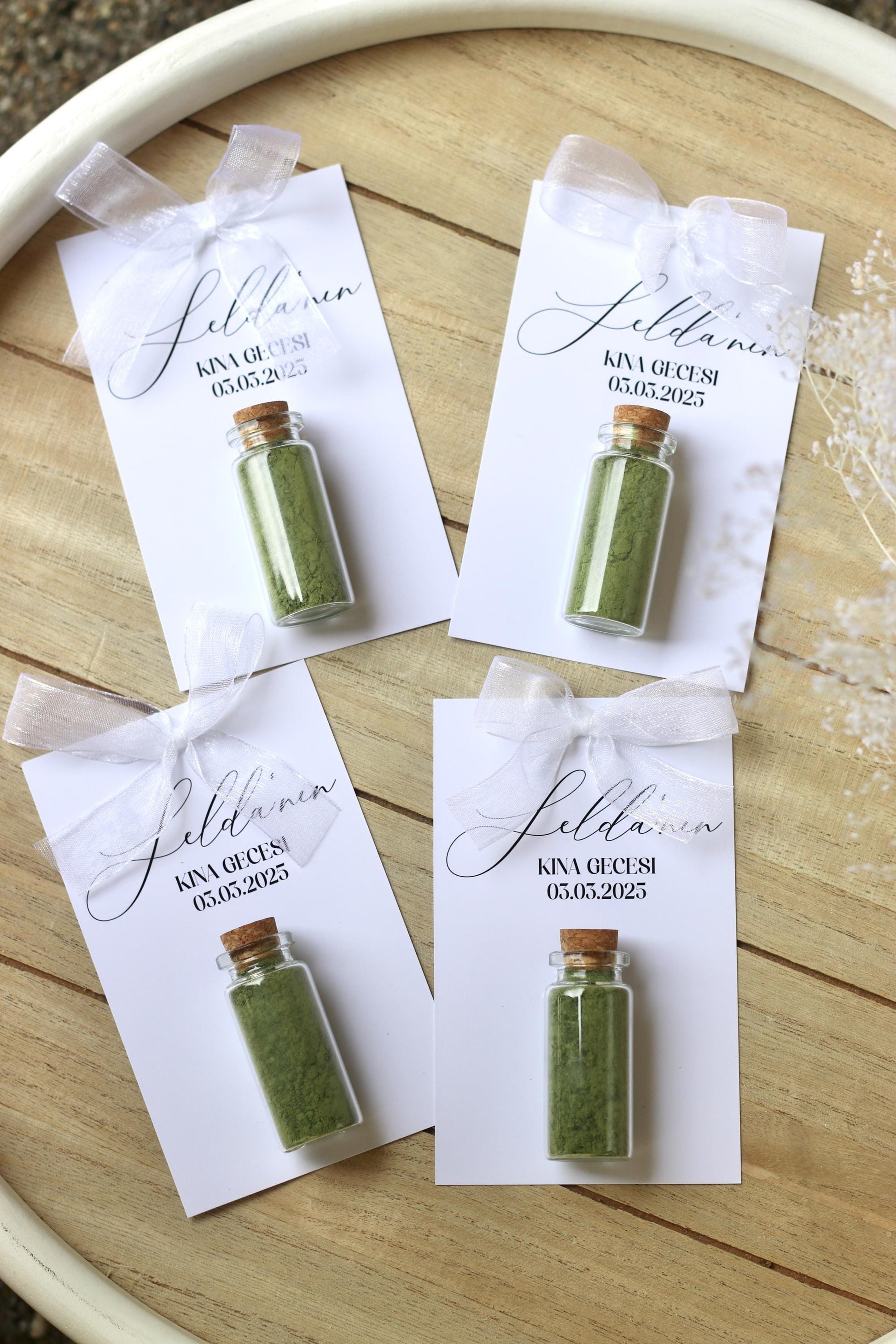 Henna Nacht Gastgeschenke, Kina Hatirasi, Kina Gecesi, Henna Flaschen,