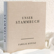 Stammbuch A4 oder A5 mit Leinen cover personalisiert - Hochzeit, Standesamt, verschiedene Schriftfarben