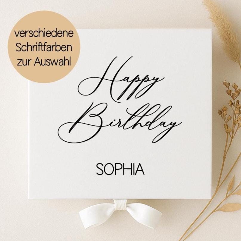 Personalisierte Geschenkbox 