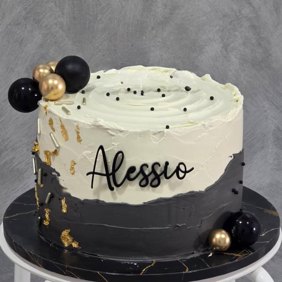 Caketopper personalisiert aus Acryl | Wunschtext 1–3 Wörter | Verschiedene Farben | Tortenaufleger Geburtstag Hochzeit Partydeko
