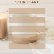 Personalisierte Tasse, Gravur mit Name – Geschenk für Schwester, Freundin, Mama, Firma – Weihnachten, Weihnachtsgeschenk, minimalistisch