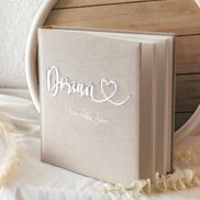 Personalisiertes Baby Fotoalbum „Mein erstes Jahr“ | Geschenk zur Geburt oder 1. Geburtstag | Erinnerungsalbum für Babyfotos