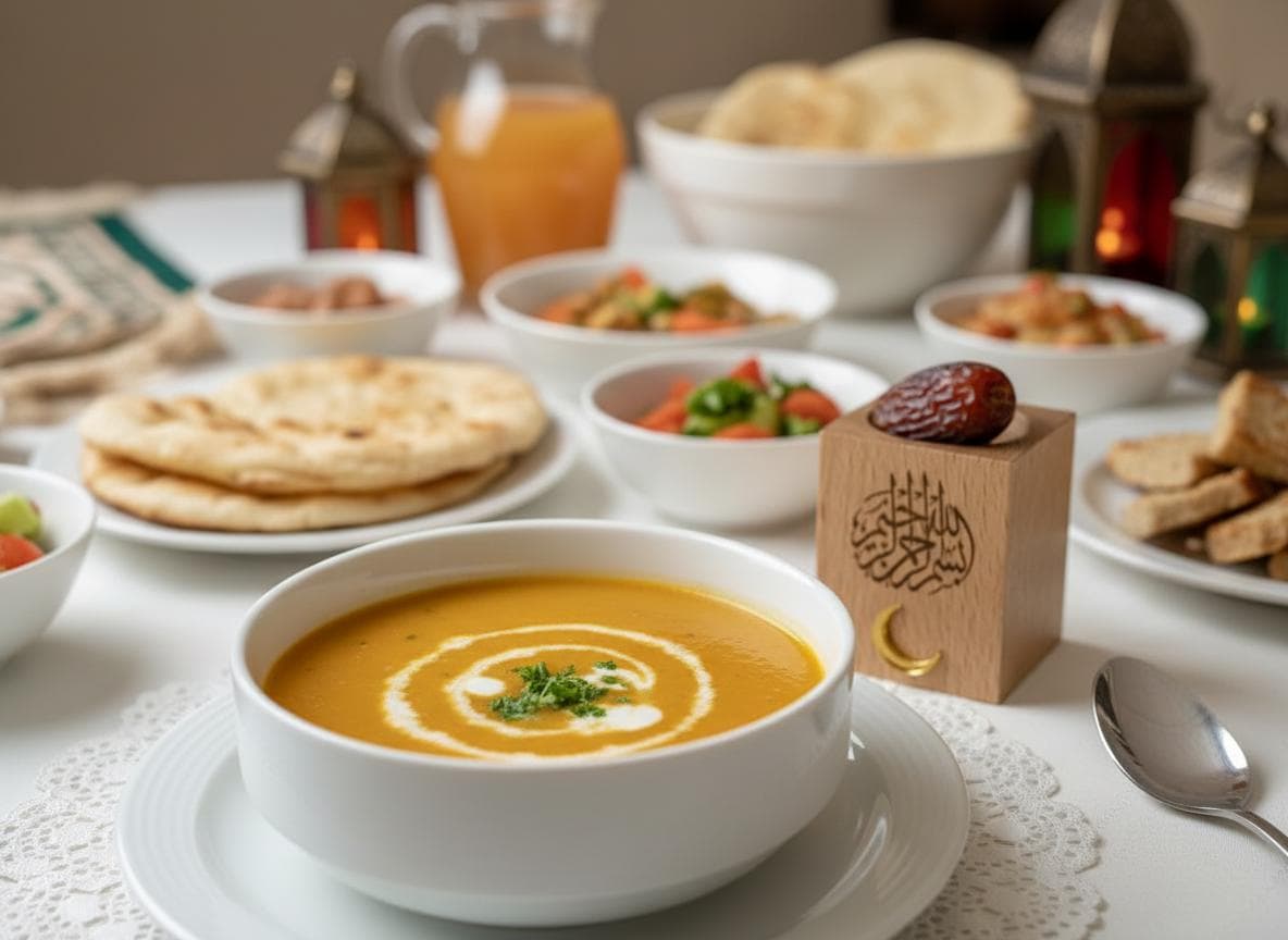 Ramadan Dattelhalter aus Holz – Bismillahirrahmanirrahim Gravur mit Halbmond – Iftar Tischdeko für Fastenbrechen, Islam Dekoration, Eid Deko