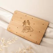 Muttertagsgeschenk Holz – Super Mom Brettchen – Geschenk Mama personalisiert – Holzbrett mit Gravur – Muttertag Geschenkidee