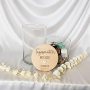 Geschenk für Tagesmutter – Vorratsglas mit Gravur – Tagesmutter mit Herz – Dankeschön Geschenk – Glas mit Holzdeckel, Tagesmama, mit Namen