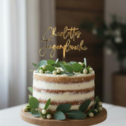 Cake Topper Jugendweihe personalisiert mit Name – Konfirmation Kommunion Torten Topper aus Acryl Gold Silber Roségold, Jugendweihe Deko