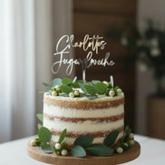 Cake Topper Jugendweihe personalisiert mit Name – Konfirmation Kommunion Torten Topper aus Acryl Gold Silber Roségold, Jugendweihe Deko