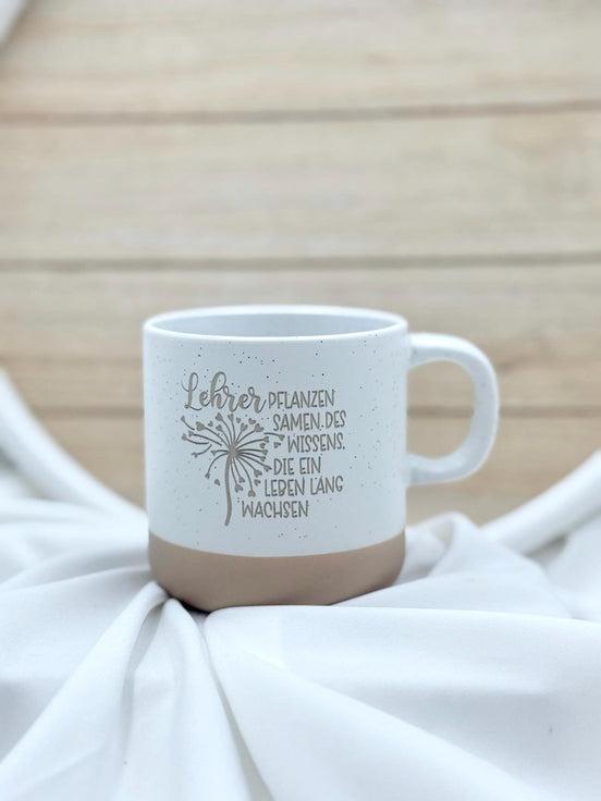 Lehrer Geschenk Tasse – Lehrer pflanzen Samen des Wissens – Abschiedsgeschenk Lehrerin – Danke Lehrer Geschenk – Keramik Tasse,