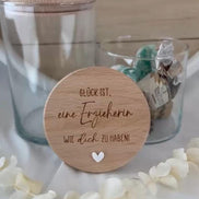 Geschenk für Erzieherin – Glück ist eine Erzieherin wie dich zu haben – Vorratsglas mit Gravur – Abschied Kindergarten, Kita Geschenk