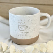 I Like You a Latte Tasse – süßes Liebesgeschenk – Lustiges Geschenk – Geschenk für Freundin Freund – Kaffee Tasse Liebe, Kollegin