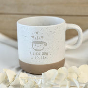 I Like You a Latte Tasse – süßes Liebesgeschenk – Lustiges Geschenk – Geschenk für Freundin Freund – Kaffee Tasse Liebe, Kollegin