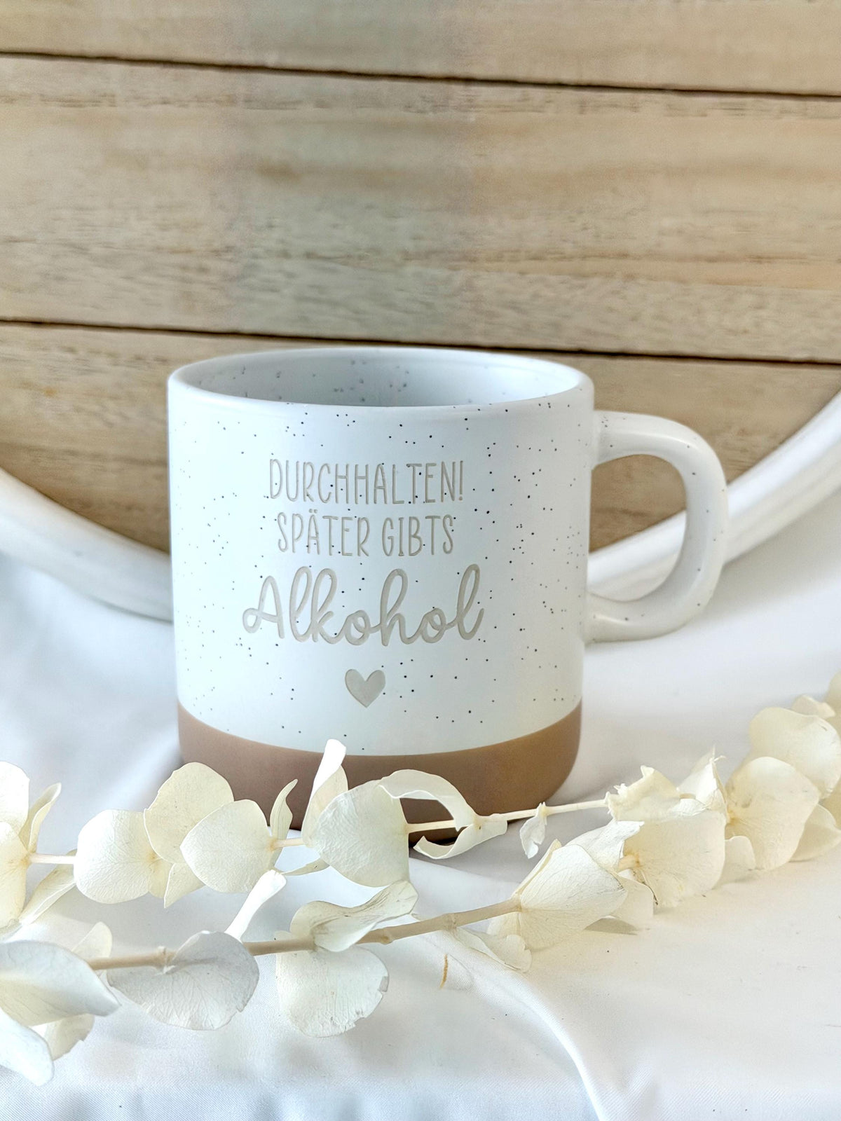 Durchhalten später gibts Alkohol Tasse – lustige Tasse Spruch – witziges Geschenk Freundin – Spaß Geschenk Kollege – Humor Tasse Büro
