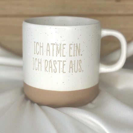 Ich atme ein ich raste aus Tasse – lustige Sarkasmus Tasse – witzige Büro Tasse – Humor Kaffee Tasse – Geschenk für Kollegen