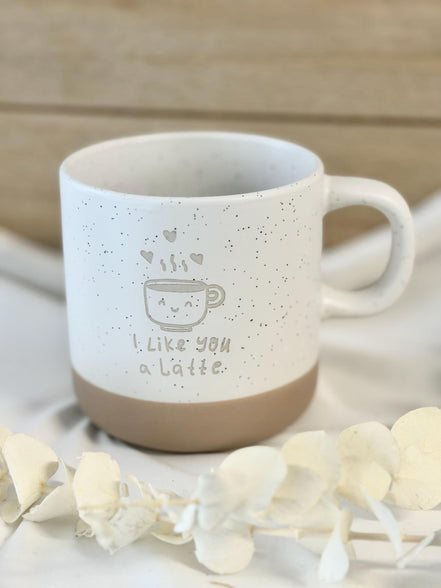 I Like You a Latte Tasse – süßes Liebesgeschenk – Lustiges Geschenk – Geschenk für Freundin Freund – Kaffee Tasse Liebe, Kollegin