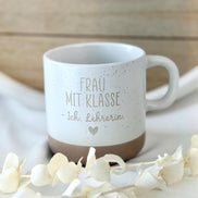 Lehrerin Geschenk Tasse – Frau mit Klasse Ich Lehrerin – Geschenk für Lehrerin – Abschied Schule Geschenk – Danke Lehrerin – Schule Geschenk