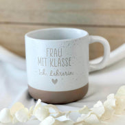 Lehrerin Geschenk Tasse – Frau mit Klasse Ich Lehrerin – Geschenk für Lehrerin – Abschied Schule Geschenk – Danke Lehrerin – Schule Geschenk
