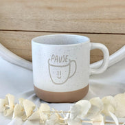 Pause Tasse mit Smiley – Kaffee Pause Tasse – Büro Tasse minimalistisch – Geschenk Kollegin – kleine Auszeit Geschenk – Coffee Break Mug