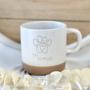 Personalisierte Haustier Tasse mit Name – Hund Pfote Tasse – Tierliebhaber Geschenk – Hundebesitzer Geschenk – personalisierte Kaffeetasse