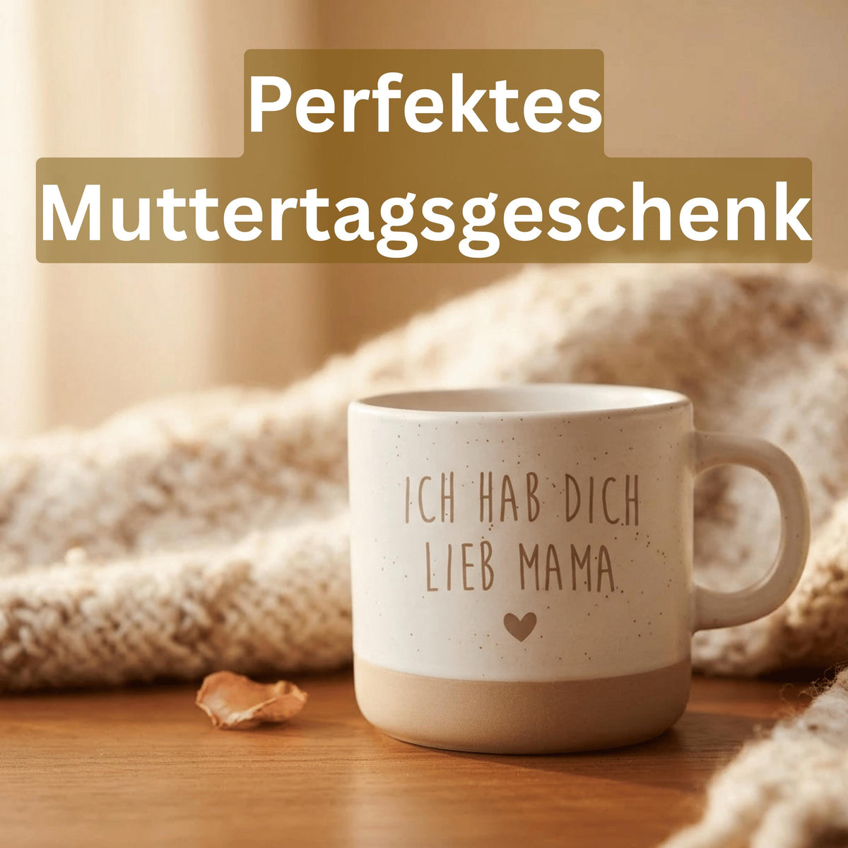 Mama Geschenk Tasse – Ich hab dich lieb Mama – Muttertag Geschenk – Geschenk für Mama – Keramik Kaffeetasse Mama, Muttertag Tasse