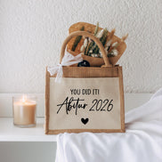 Abitur 2026 Geschenk – Jutetasche „You did it“ Abi bestanden, Abschluss Geschenk Schule, Abi Geschenk Idee, Endlich Abitur
